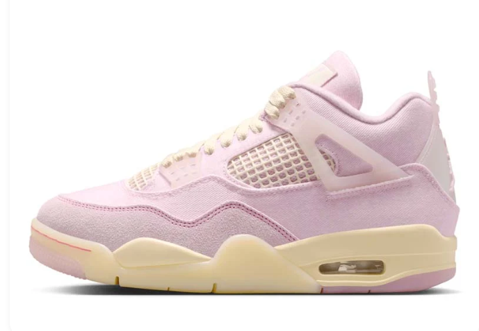 Air Jordan 4 Retro "Pearl Pink & Iced Carmine"