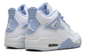Women's Air Jordan 4 "Aluminum" Sneakers - White/Aluminum Blue