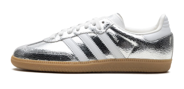 adidas Originals Samba OG Women's 'Silver Metallic White'