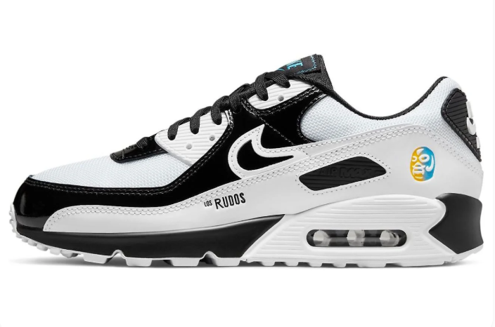 Nike Air Max 90 'Lucha Libre' - Black / White / Blue / Yellow