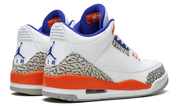 Air Jordan 3 "Knicks" Sneakers - White/Blue