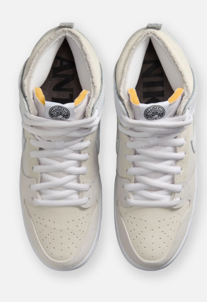 Nike SB x Anti-Hero Dunk High 'White Black' Skate Shoes