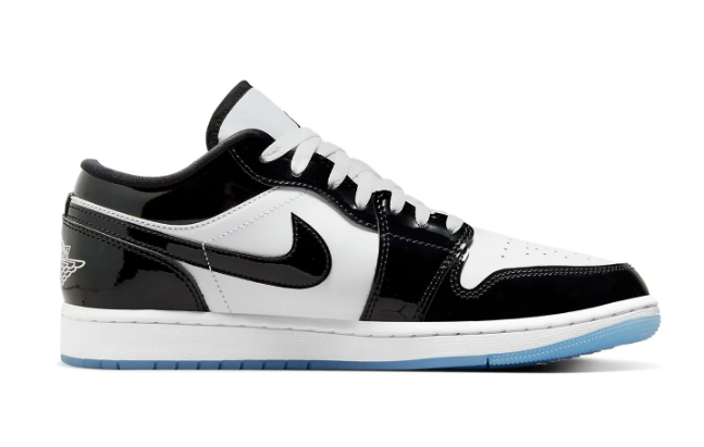 Air Jordan 1 Low SE "Black/White Concord" Sneakers
