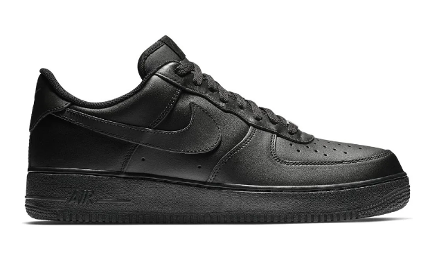 Nike Air Force 1 Low 'Triple Black' Sneakers