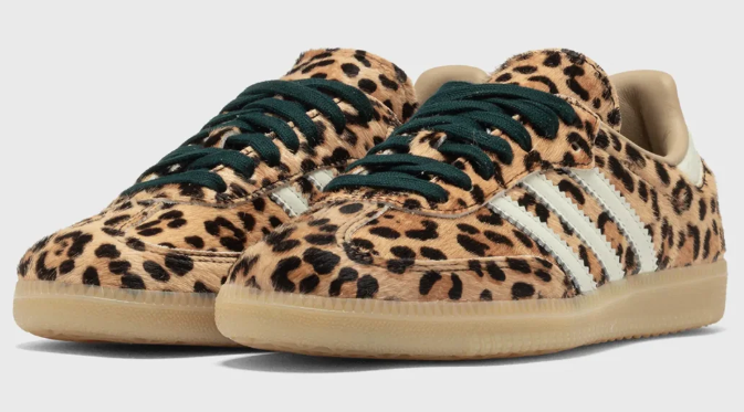 adidas Samba OG 'Leopard Magic Beige' Sneakers