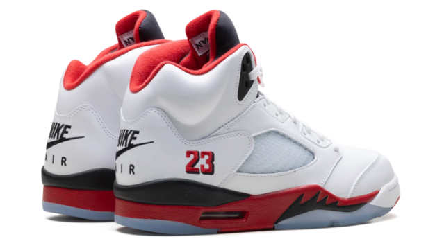 Air Jordan 5 "Fire Red Black Tongue" Sneakers