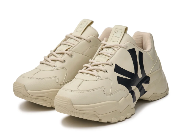 MLB Big Ball Chunky A 'NY Yankees' Sneakers - Beige