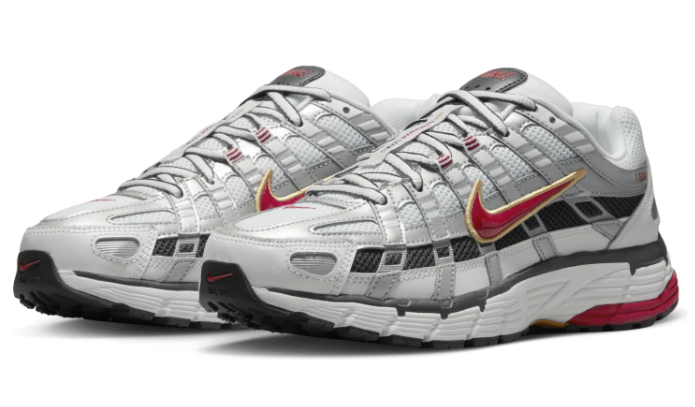 Women's Nike P-6000 CNPT 'Metallic Silver Red' Sneakers (BV1021-101)