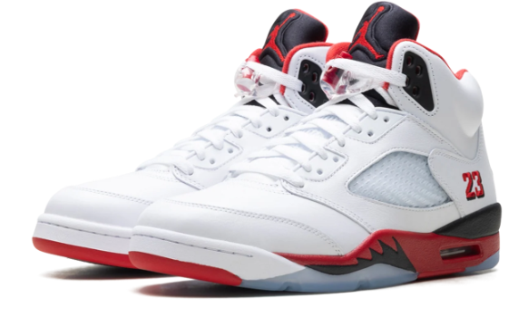 Air Jordan 5 "Fire Red Black Tongue" Sneakers