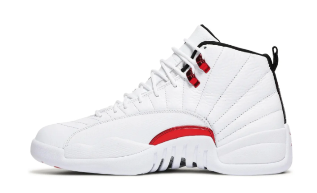 Air Jordan 12 Retro 'Twist' Sneakers - White/University Red/Black