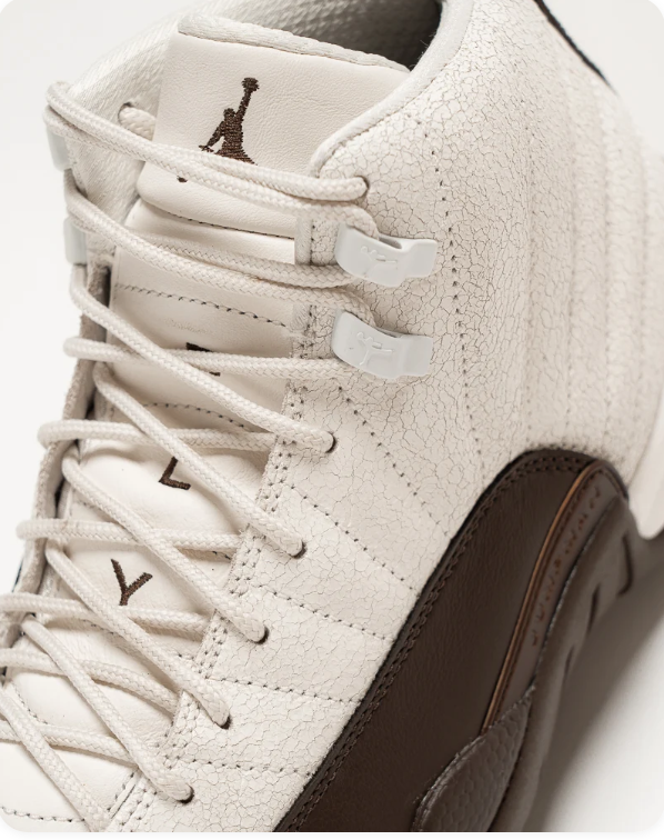 SoleFly x Air Jordan 12 Retro SP 'Cafecito' - White / Baroque Brown / Sail