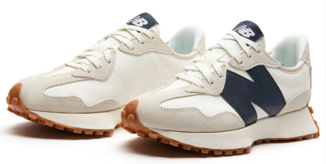 New Balance 327 'Grey Navy' Retro Sneakers