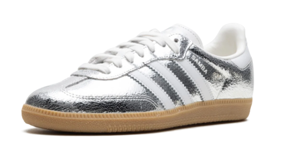 adidas Originals Samba OG Women's 'Silver Metallic White'