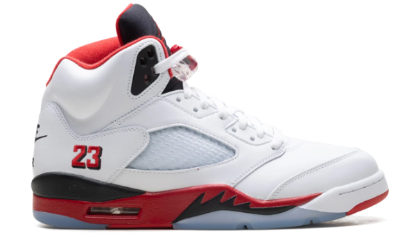 Air Jordan 5 "Fire Red Black Tongue" Sneakers