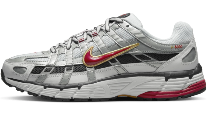 Women's Nike P-6000 CNPT 'Metallic Silver Red' Sneakers (BV1021-101)