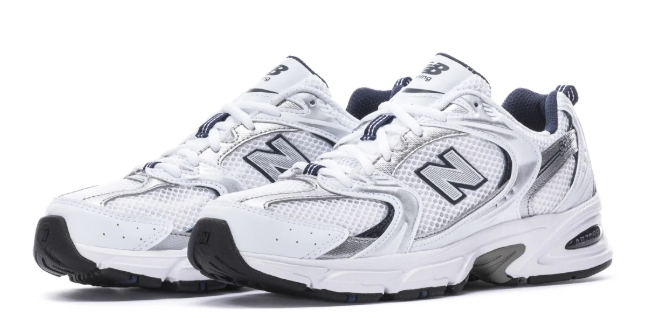 New Balance 530 'White / Natural Indigo' Wide Sneakers