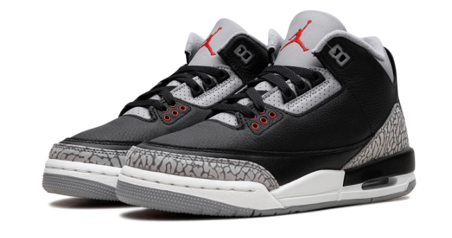 Air Jordan 3 "Black Cement" Sneakers