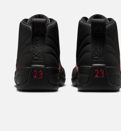 Air Jordan 12 Retro 'Black Varsity Red' - Men's