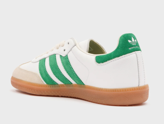 adidas Samba Sneakers 'Cloud White Silver Green'
