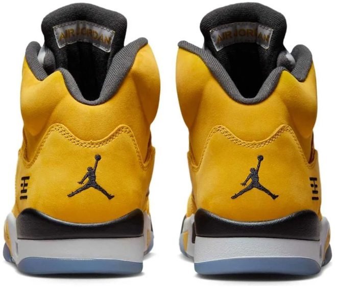 Air Jordan 5 Tokyo-Inspired Sneakers - Yellow Suede