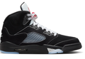 Air Jordan 5 "Black Metallic" Sneakers - Black/Silver/Fire Red