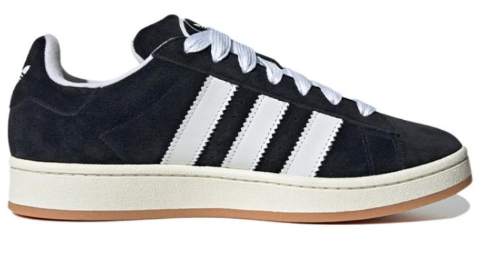 adidas Campus 'Core Black / Cloud White' Leather Sneakers (HQ8708)