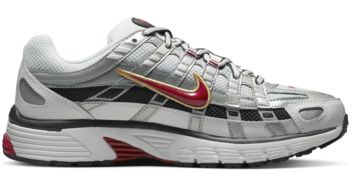Women's Nike P-6000 CNPT 'Metallic Silver Red' Sneakers (BV1021-101)