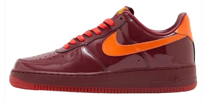 Nike Air Force 1 Low 'Red Patent' - Picante Red / White