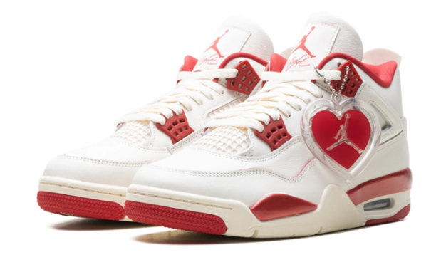 Women's Air Jordan 4 Retro "Valentine's Day" Sneakers