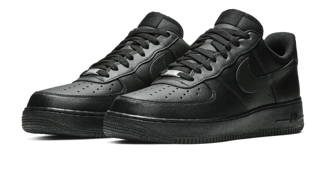 Nike Air Force 1 Low 'Triple Black' Sneakers