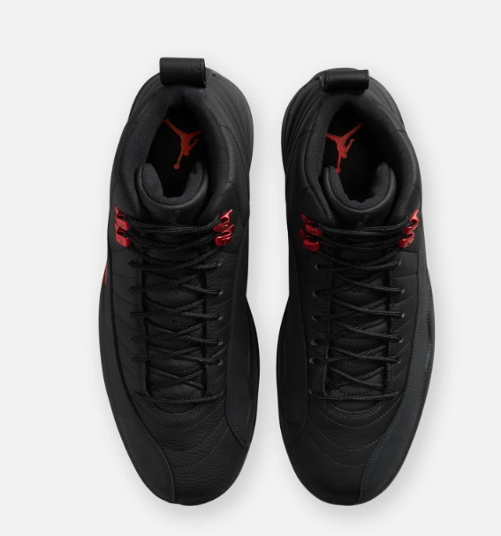 Air Jordan 12 Retro 'Black Varsity Red' - Men's