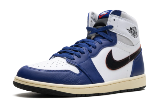 Air Jordan 1 High "Rare Air" Sneakers - Royal Blue/White/Black