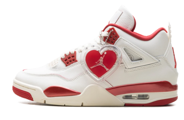 Women's Air Jordan 4 Retro "Valentine's Day" Sneakers
